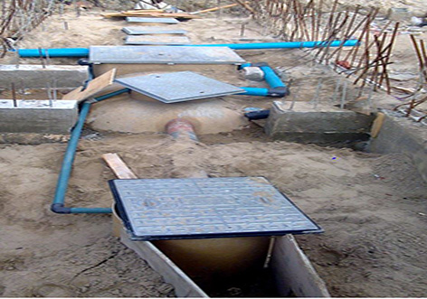 The working principle of a sewage treatment plant